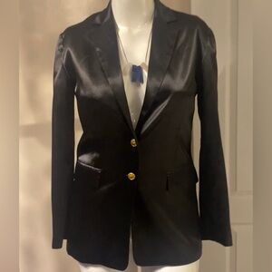 Satin blazer French connection size 6 black